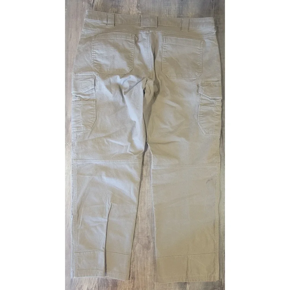 Noble Outfitters Men 42x32 Hammer Drill Canvas Cargo  Heavy Duty Full Flex Pants